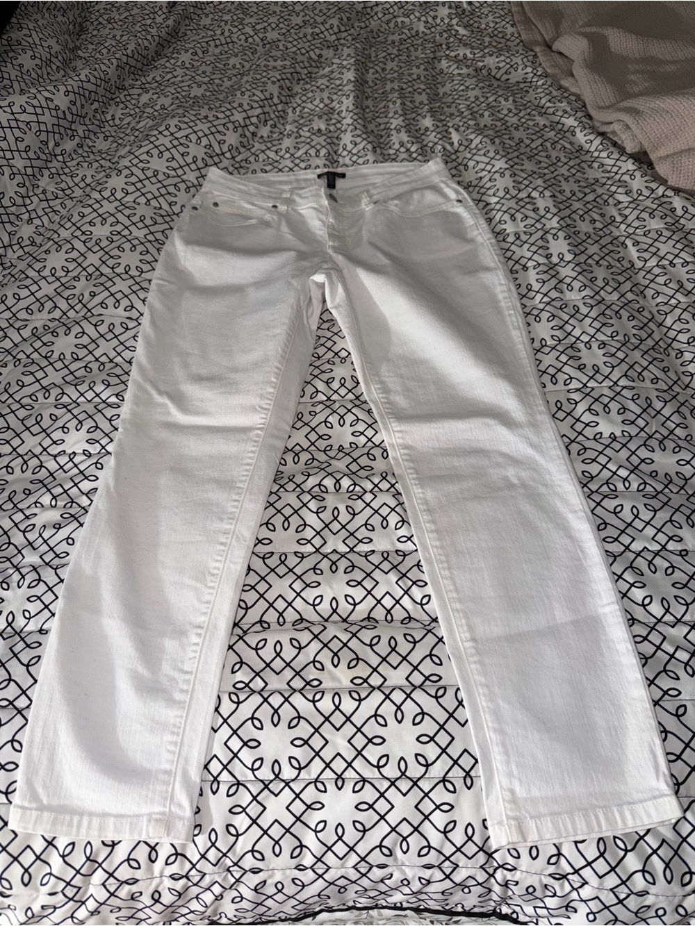 Eileen Fisher Organic Cotton Denim Straight Ankle Jean